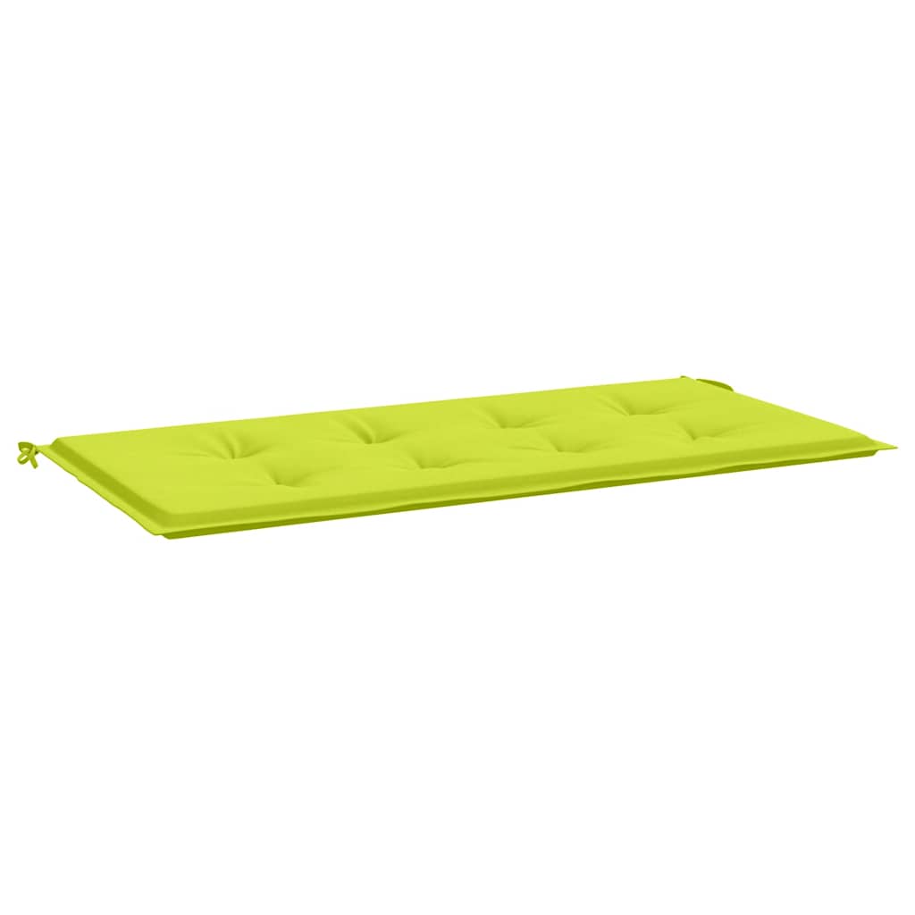 Vidaxl Garden Bench Cushion 100x50x3 CM Oxford Fabrice Verde brillante