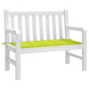 Vidaxl Garden Bench Cushion 100x50x3 CM Oxford Fabrice Verde brillante