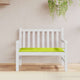 Vidaxl Garden Bench Cushion 100x50x3 CM Oxford Fabrice Verde brillante