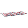Vidaxl Garden Banch Cushion 100x50x3 cm Tessuto in tessuto Oxford Red
