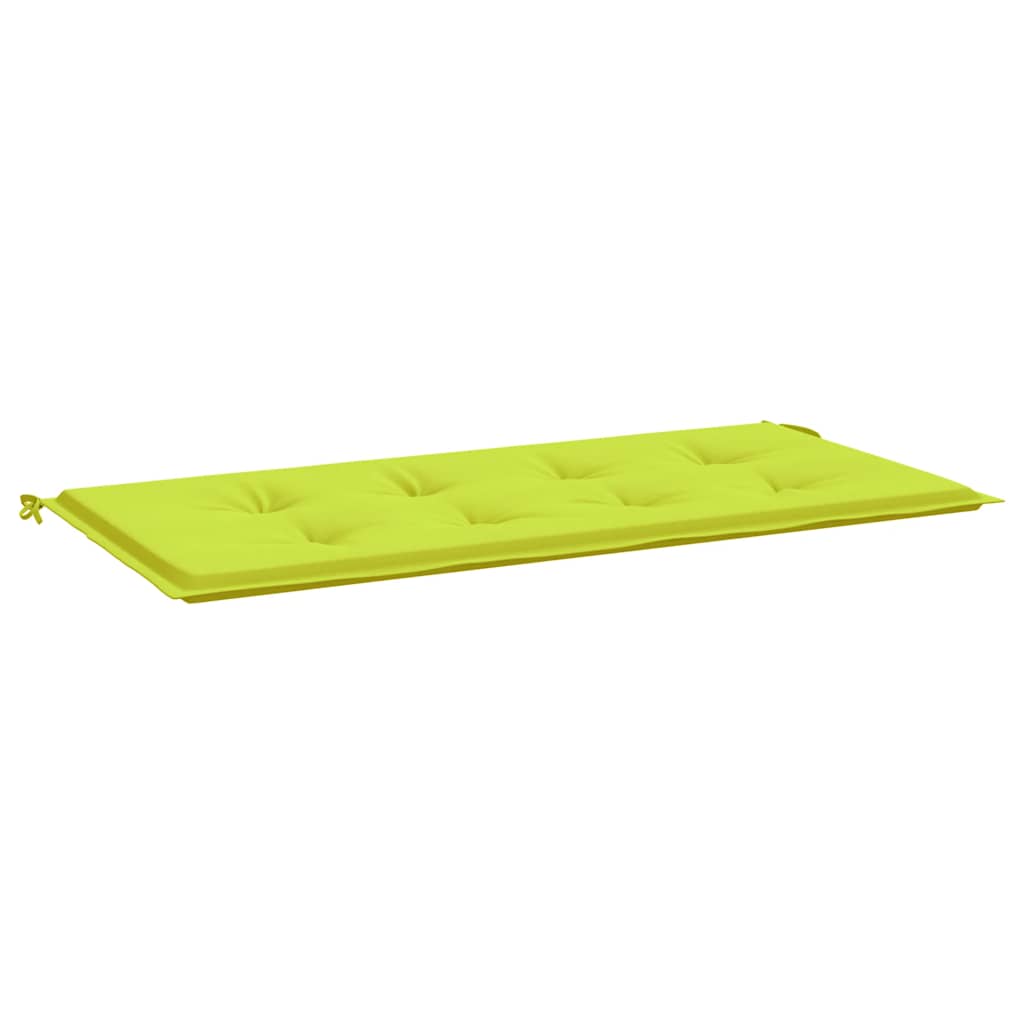 Vidaxl Garden Bench Cushion 120x50x3 CM Oxford Fabrice Verde brillante