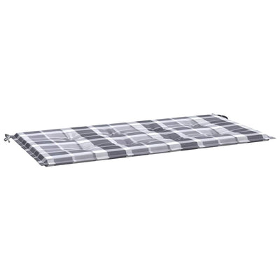 Vidaxl Garden Bench Cushion 120x50x3 CM Oxford Fabric Patrón de diamante Gray