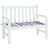 Vidaxl Garden Bench Cushion 120x50x3 CM Oxford Fabric Patrón de diamante Gray
