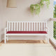 Vidaxl Garden Bench Cushion 180x50x3 CM Oxford Fabric Wine Red