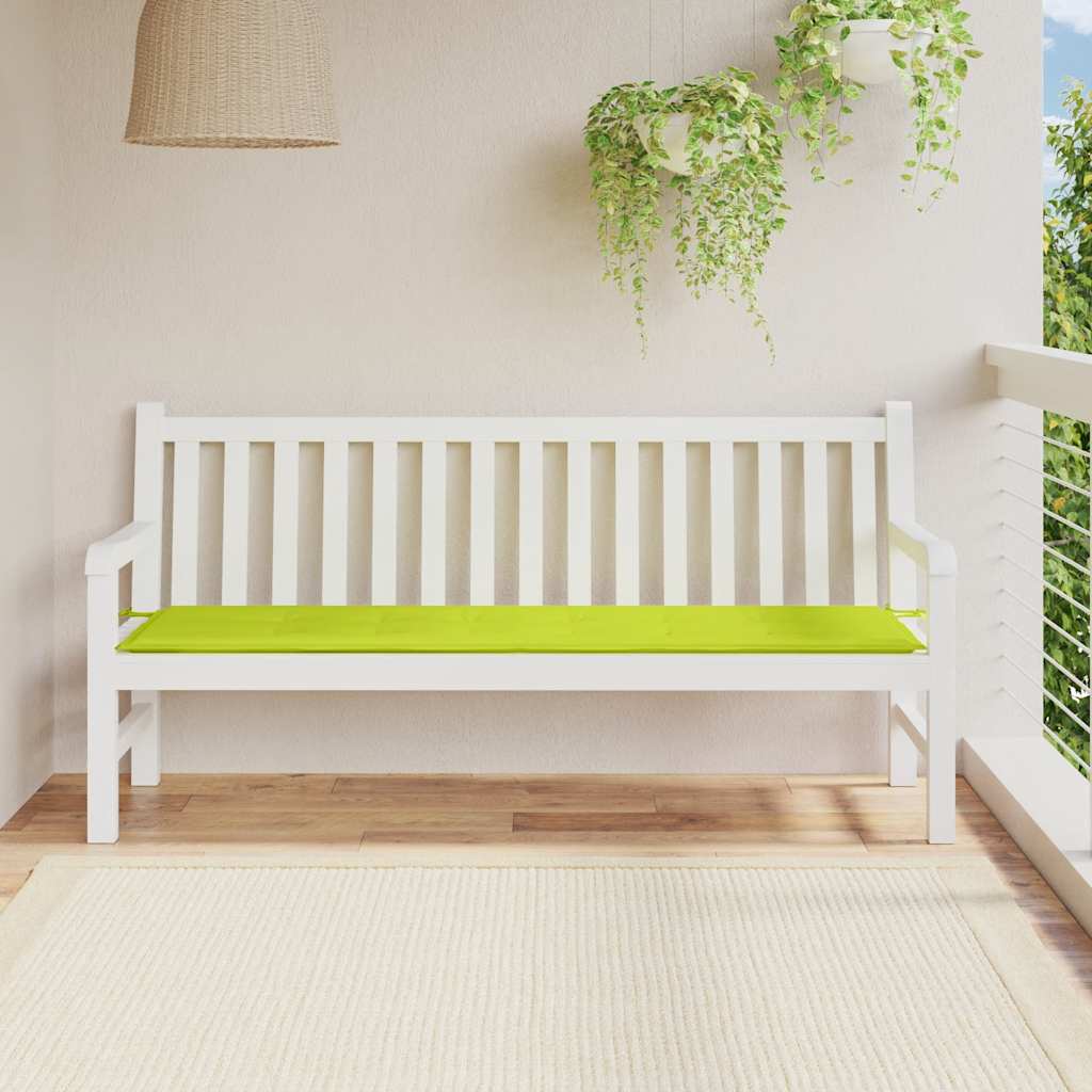 Vidaxl Garden Bench Cushion 180x50x3 CM Oxford Fabric Clear Verde
