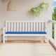 Vidaxl Garden Bench Cushion 200x50x3 cm tessuto oxford blu reale