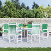 Vidaxl Garden Cushions 6 PCS 100x50x3 cm tessuto oxford verde