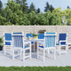 Vidaxl Garden Cushions 6 PCS 100x50x3 cm tessuto oxford blu reale