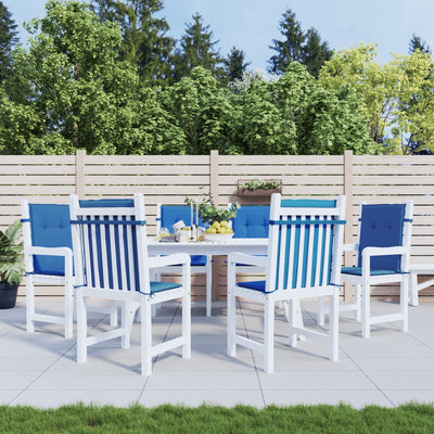 Vidaxl Garden Cushions 6 PCS 100x50x3 cm tessuto oxford blu reale