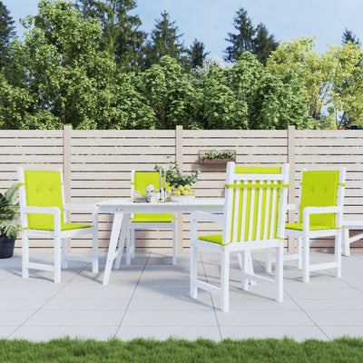 Vidaxl Garden Cushions 4 pezzi 100x50x3 cm tessuto oxford chiaro verde