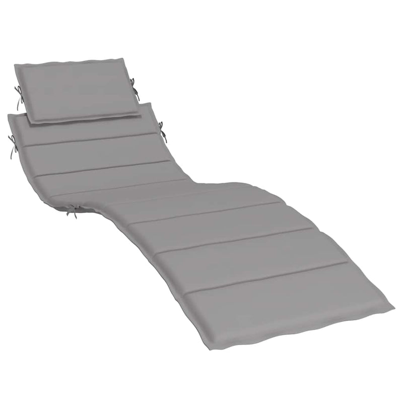 Vidaxl ROUNGER CUSHION 186x58x3 CM Oxford Fabric Gray
