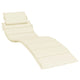 Vidaxl Lagger Cushion 186x58x3 cm Oxford Fabric Crème -Collorato