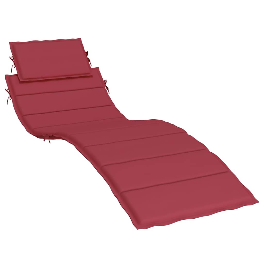 Vidaxl Lounge Cushion 186x58x3 CM Oxford Fabric Wine Red