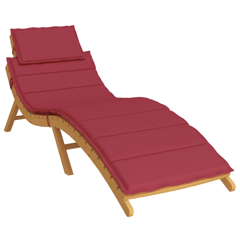 Vidaxl Lounge Cushion 186x58x3 CM Oxford Fabric Wine Red
