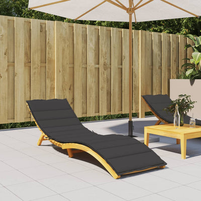 Vidaxl ROUNGER CHUCHION 200x50x3 CM Oxford Fabric Negro