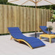 VidaXL lounger cushion 200x50x3 cm Oxford fabric royal blue