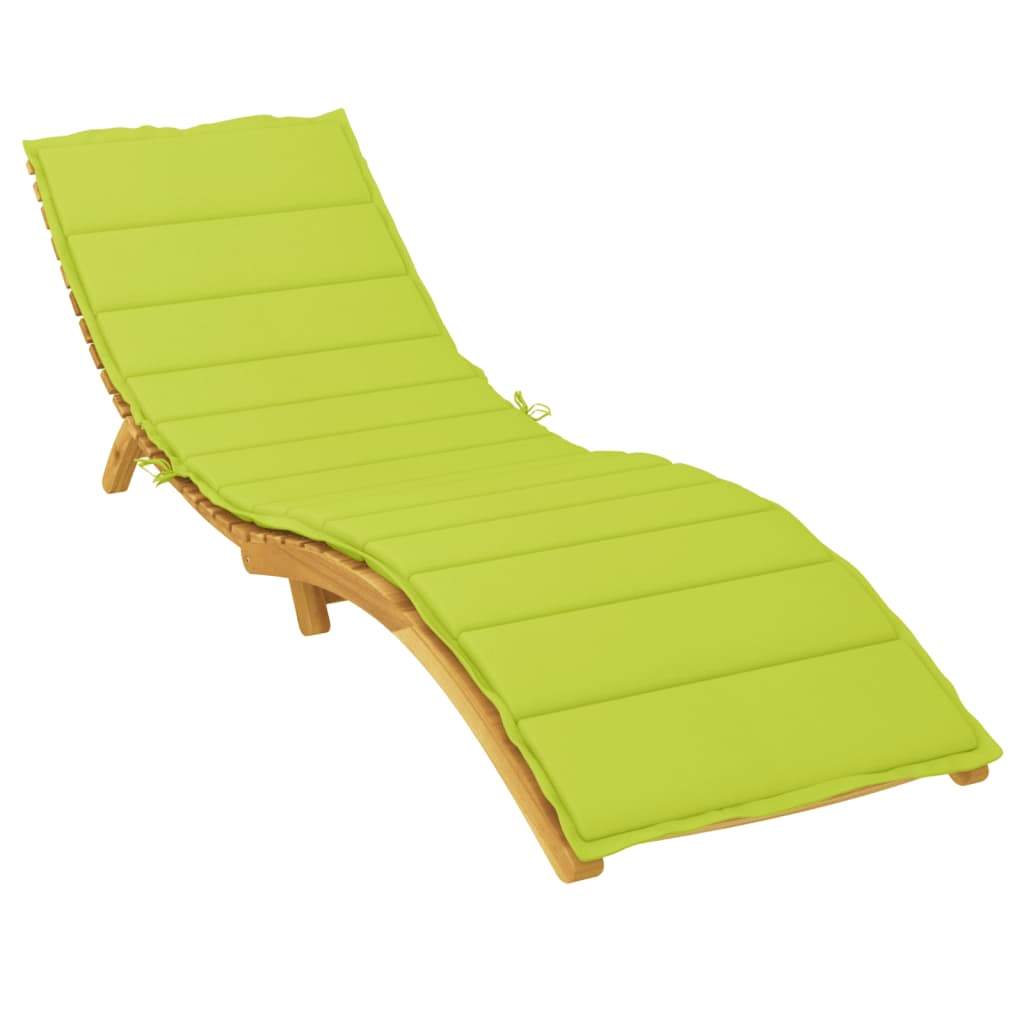 Vidaxl Lagger Cushion 200x50x3 cm tessuto oxford verde verde