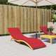Vidaxl Lagger Cushion 200x60x3 cm tessuto Oxford rosso