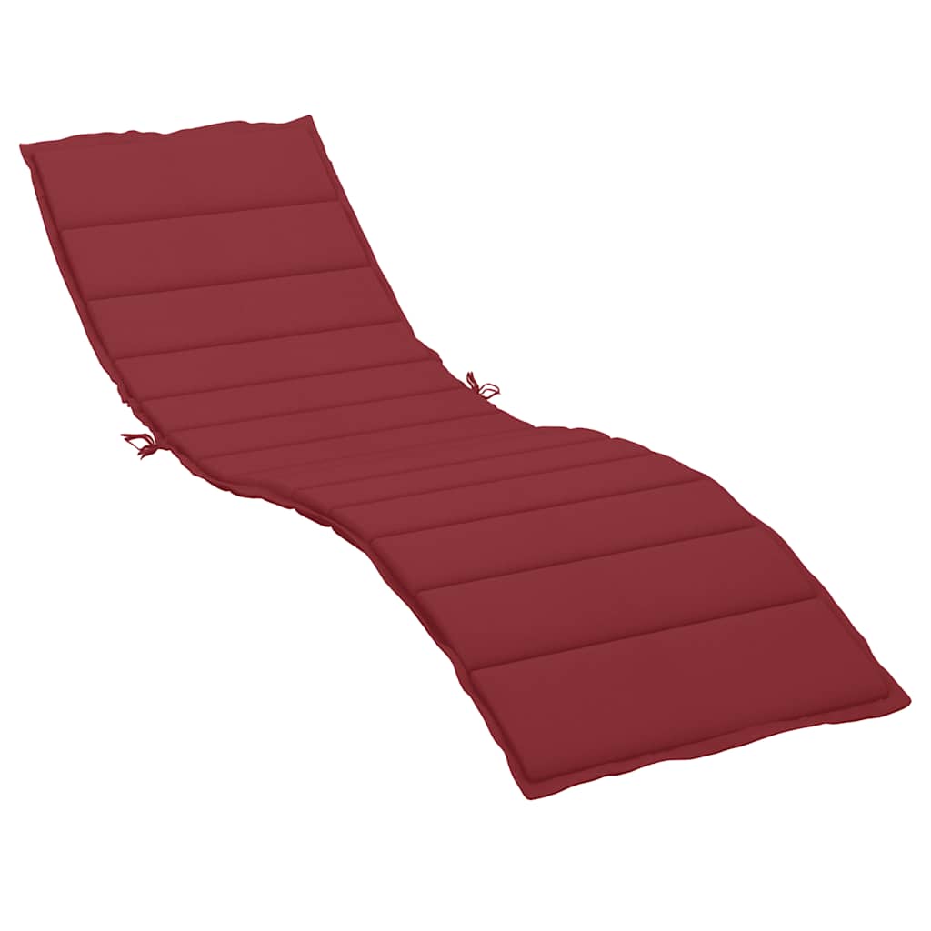 Vidaxl Rounger Cushion 200x60x3 CM Oxford Fabric Wine Red