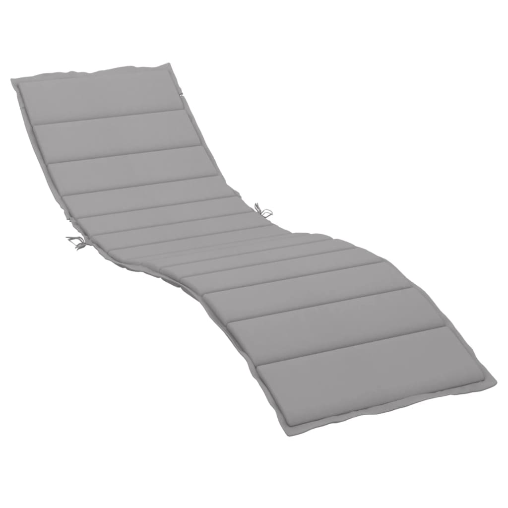 Vidaxl Rounger Cushion 200x70x3 CM Oxford Fabric Gray