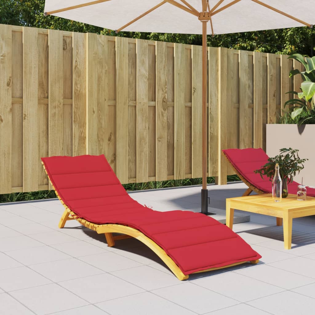 Vidaxl Lounge Cushion 200x70x3 cm tessuto Oxford rosso