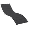 Vidaxl Lagger Cushion 200x70x3 cm tessuto oxford nero