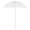 Vidaxl Strandparasol Hawaii 180 cm bianco