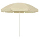 Sombrilla de playa VidaXL 240 cm amarillo arena