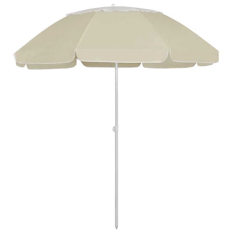 Vidaxl strandparasol 300 cm zandgeel