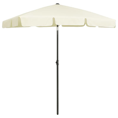 Vidaxl Strandparasol 180x120 cm giallo sabbioso