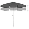 Vidaxl Strandparasol 180x120 cm antracite