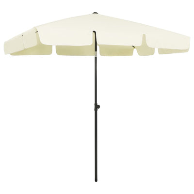 Vidaxl Strandparasol 200x125 cm giallo sabbioso