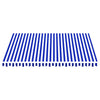 Vidaxl vervangingsdoek voor luifel 4x3,5 m blauw en wit