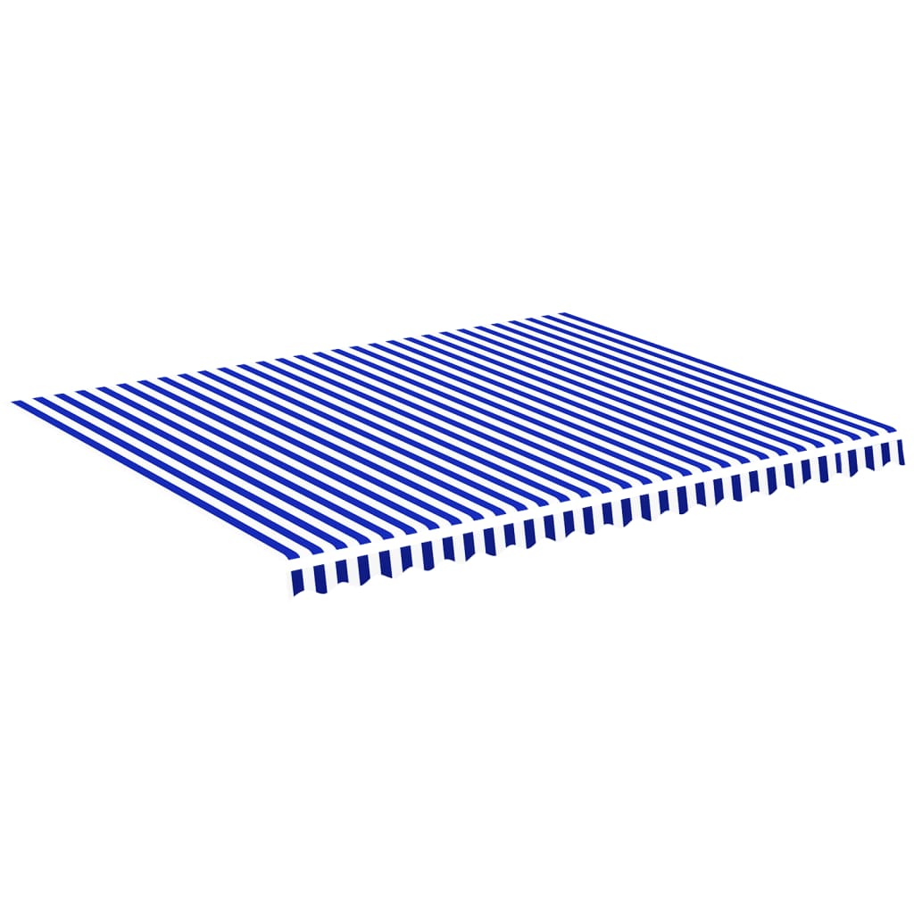 Panno sostitutivo Vidaxl per Luifel 4.5x3,5 m blu e bianco