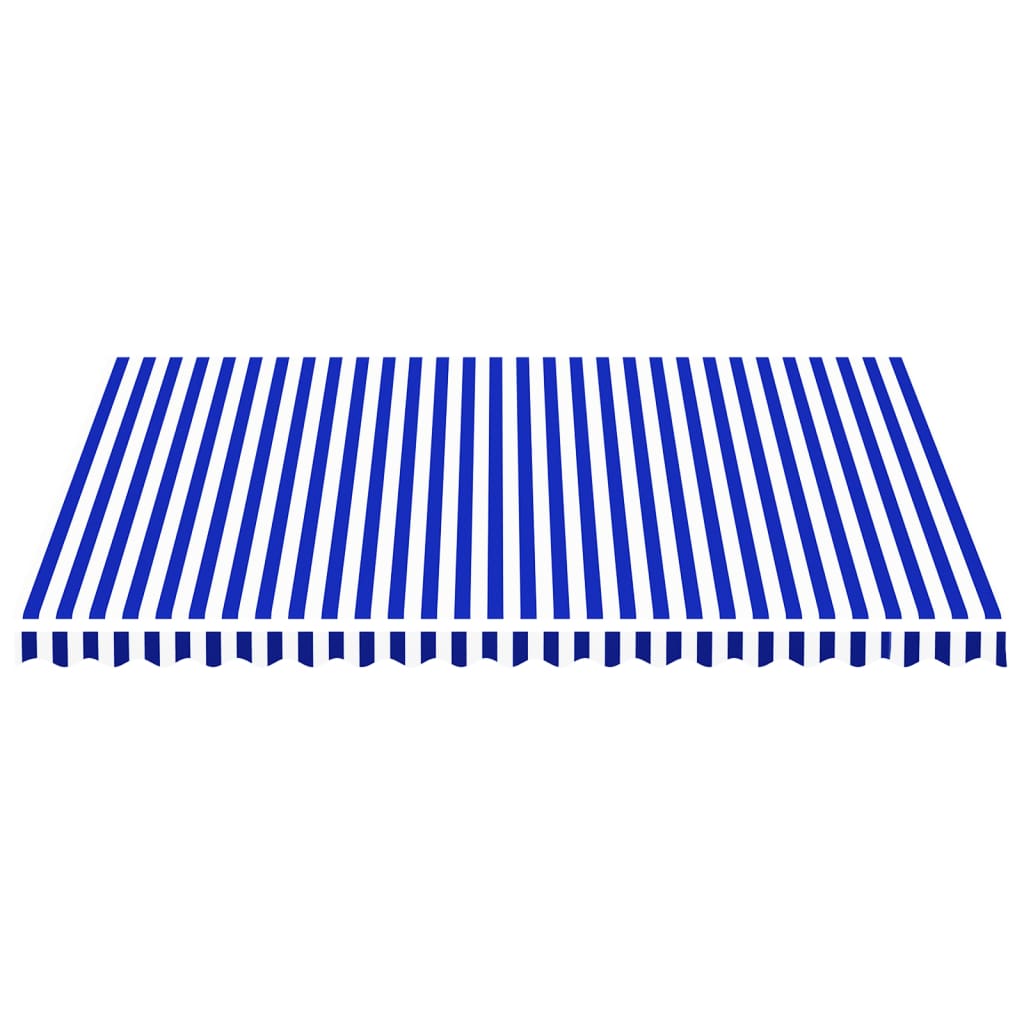 Panno sostitutivo Vidaxl per Luifel 4.5x3,5 m blu e bianco