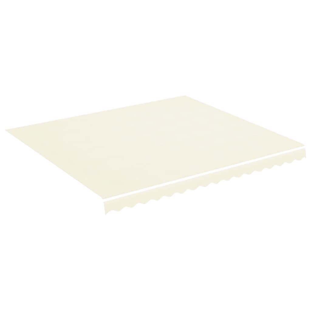 Tela de reemplazo de Vidaxl para Luifel 4x3.5 m Cream -Colored
