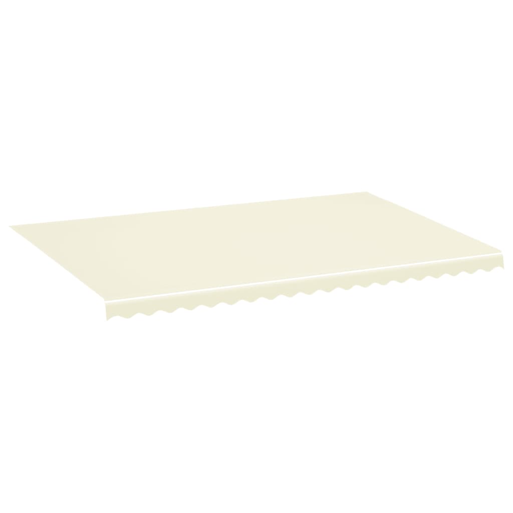 Tela de reemplazo de Vidaxl para Luifel 5x3.5 m Cream -Colored