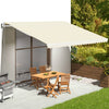 Tela de reemplazo de Vidaxl para Luifel 5x3.5 m Cream -Colored