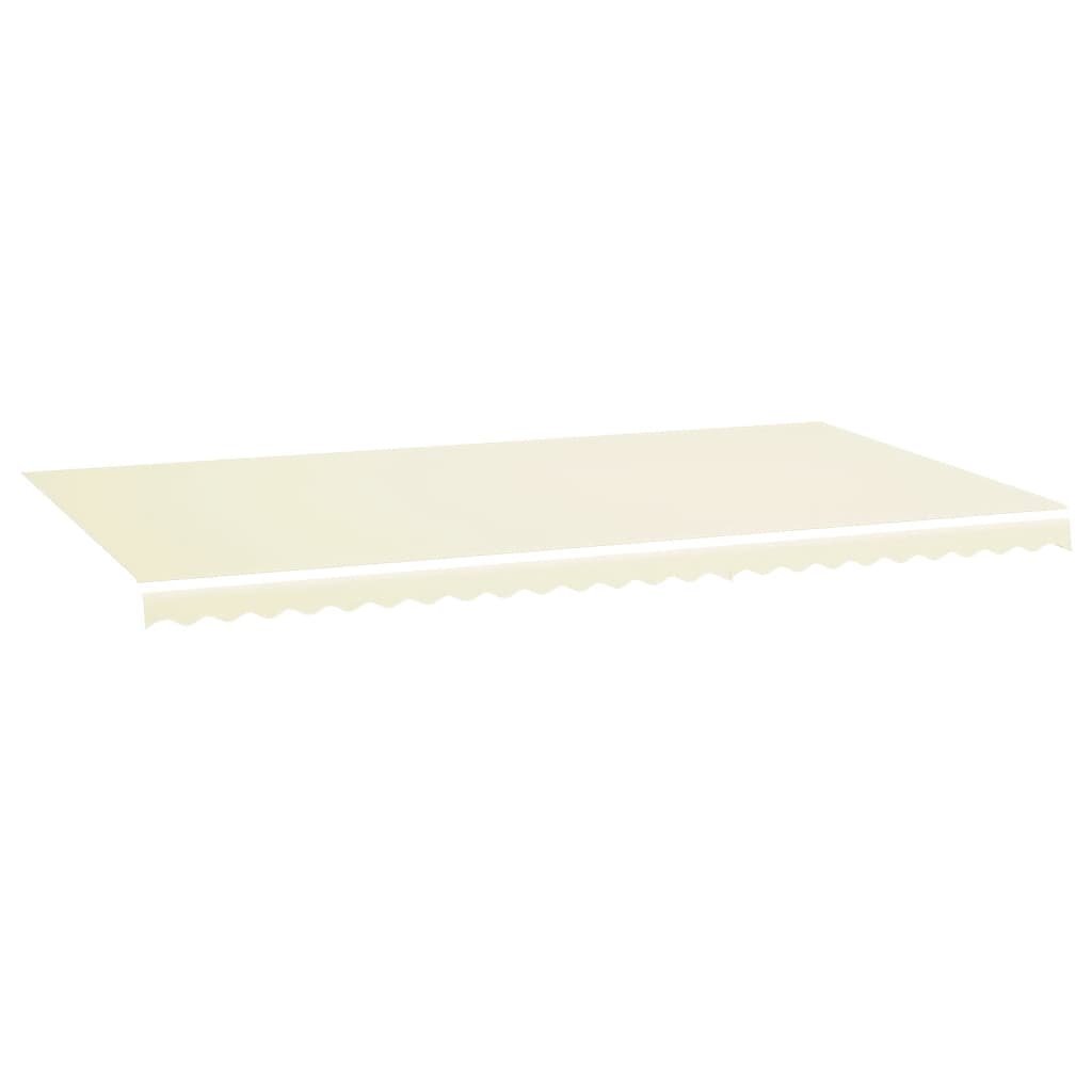 Tela de reemplazo de Vidaxl para Luifel 6x3.5 m Cream -Colored
