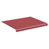 Tela de reemplazo de Vidaxl para Luifel 3x2.5 M Burdeos rojo