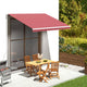 Panno sostitutivo Vidaxl per Luifel 3.5x2.5 M Bordeaux rosso
