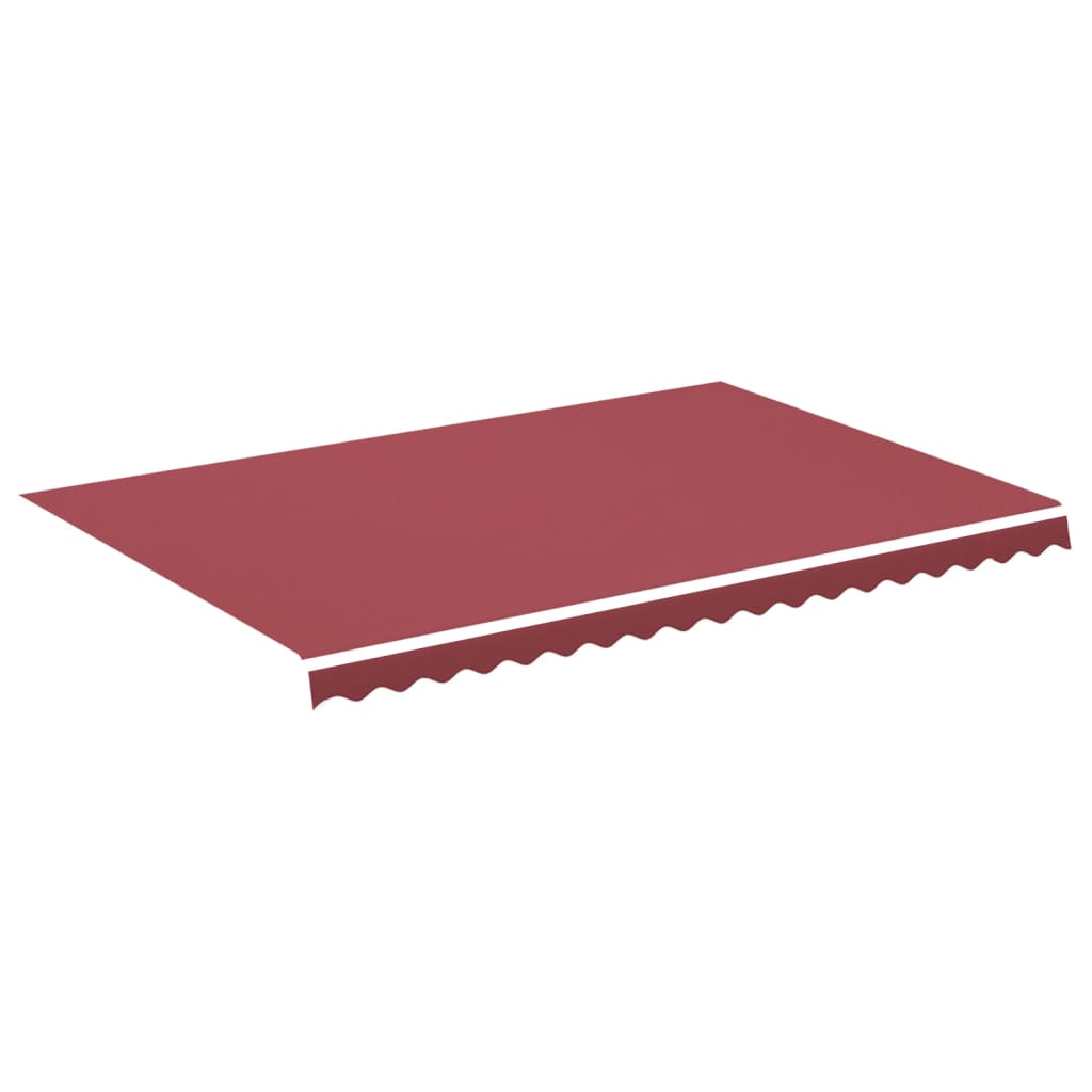 Panno sostitutivo Vidaxl per Luifel 4.5x3 M Bordeaux rosso