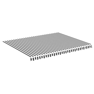 Panno sostitutivo Vidaxl per Luifel 4.5x3,5 M antracite -colorato e bianco