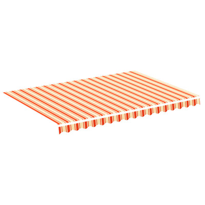Panno sostitutivo Vidaxl per Luifel 3.5x2,5 m giallo e arancione