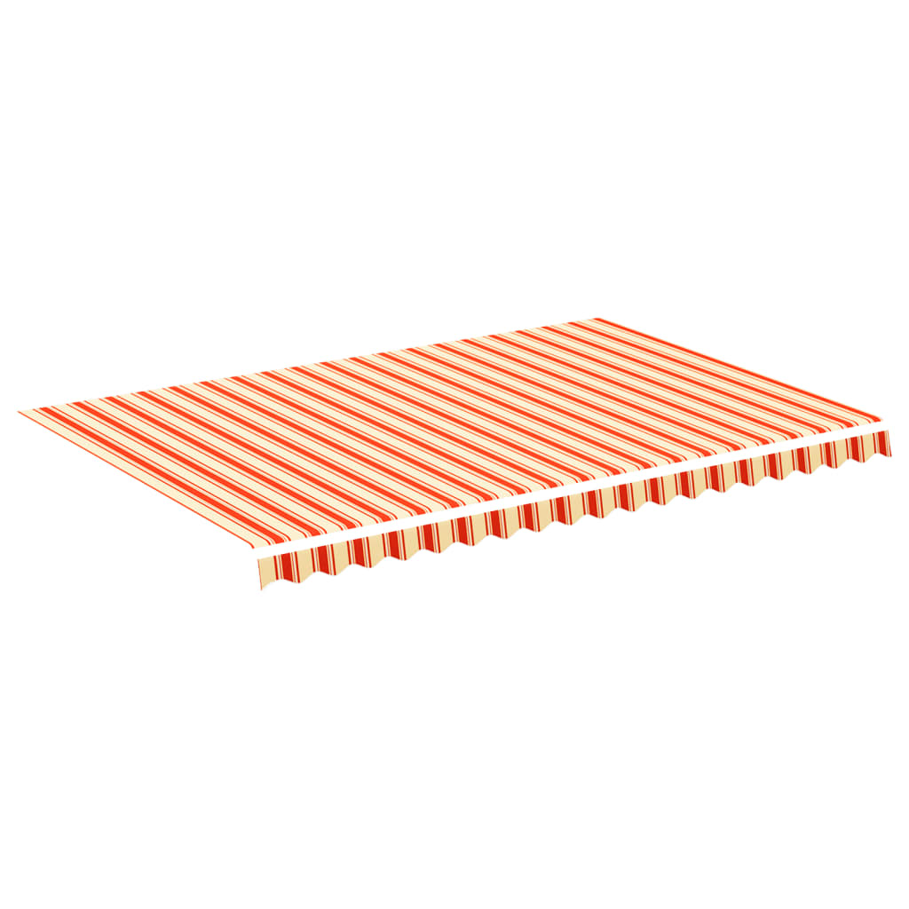 Panno sostitutivo Vidaxl per Luifel 4.5x3 m giallo e arancione