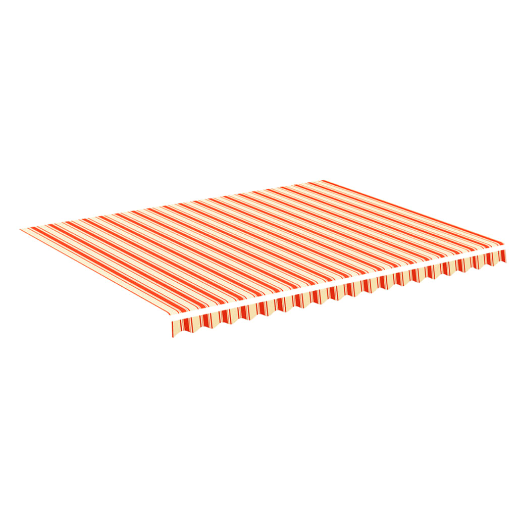 Panno sostitutivo Vidaxl per Luifel 4.5x3,5 m giallo e arancione