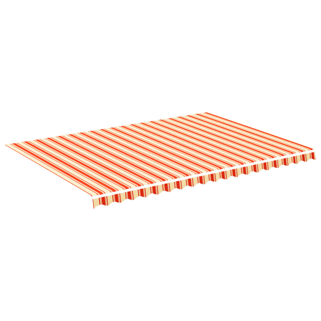 Tela de reemplazo de Vidaxl para Luifel 5x3.5 m amarillo y naranja