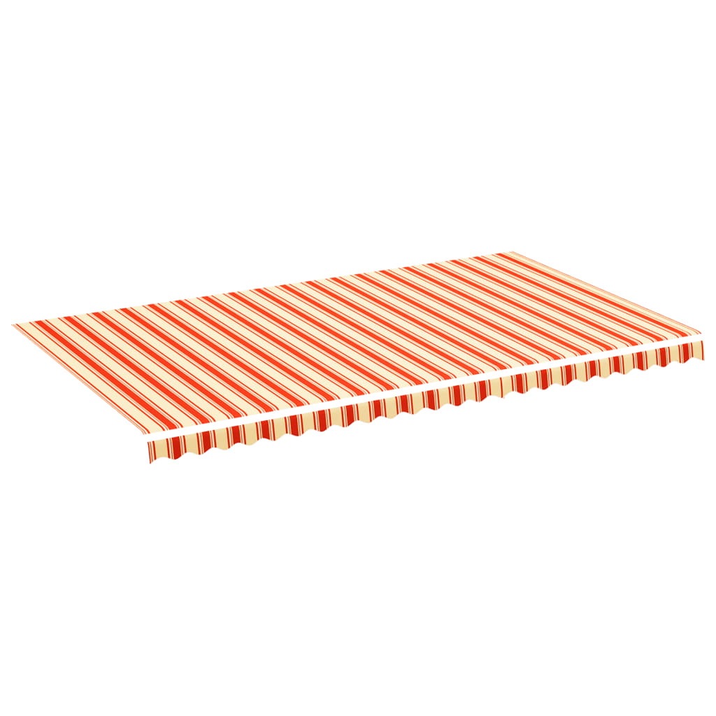 Tela de reemplazo de Vidaxl para Luifel 6x3.5 m amarillo y naranja