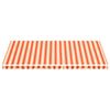 Tela de reemplazo de Vidaxl para Luifel 6x3.5 m amarillo y naranja