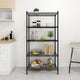 Vidaxl Storage Rack a 5 strati 250 kg 90x35x180 cm nero